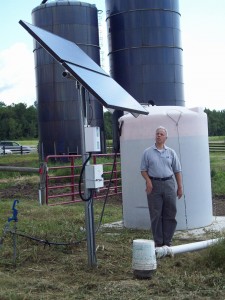 A solar powered remote pumping system in Pultney, NY