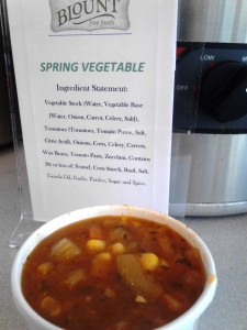 Vegan vegetable Soup at Synapsis.