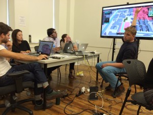 Netherlands based Florian Witsenburg, CEO Tygron Engine, leads a software training session for our class. Tygron is an online, 3-D multi-player gaming platform to design and engage urban communities.