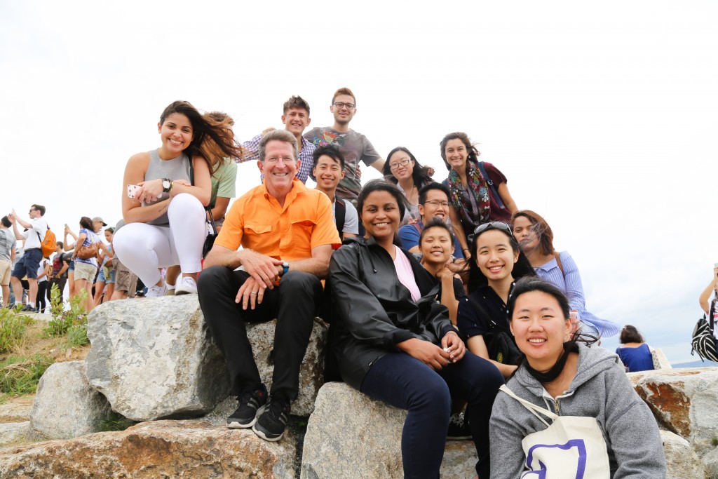 Students on The Hills with Bob Balder