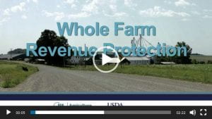 Thumbnail for Whole Farm Revenue Protection (WFRP) webinar video.
