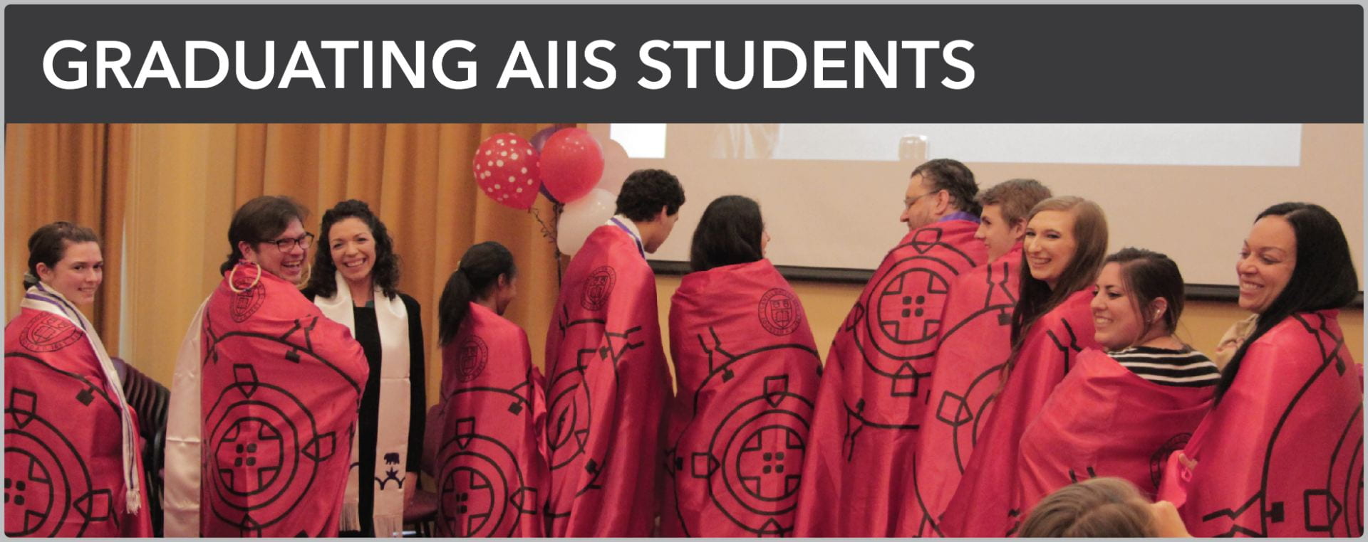 Graduating AIIS students banner with link to page