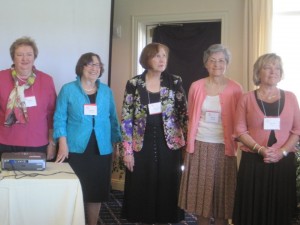 L to R: 2013 - 14 Board Members Barbara Nosanchuk, Mary Sue Schwartz, Nancy Richards
