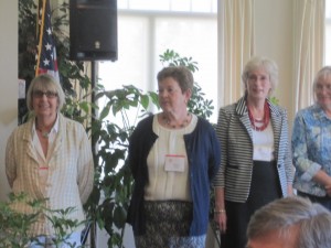 L to R: 2013 - 14 Board Members Marge Kline, Connie Patterson, Wendy Blanchard