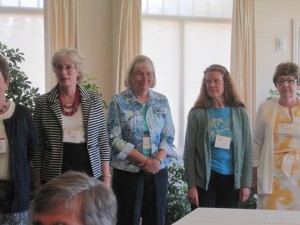L to R: 2013 - 14 Board Members Wendy Blanchard, Meredith Kusch, Ellen Lane