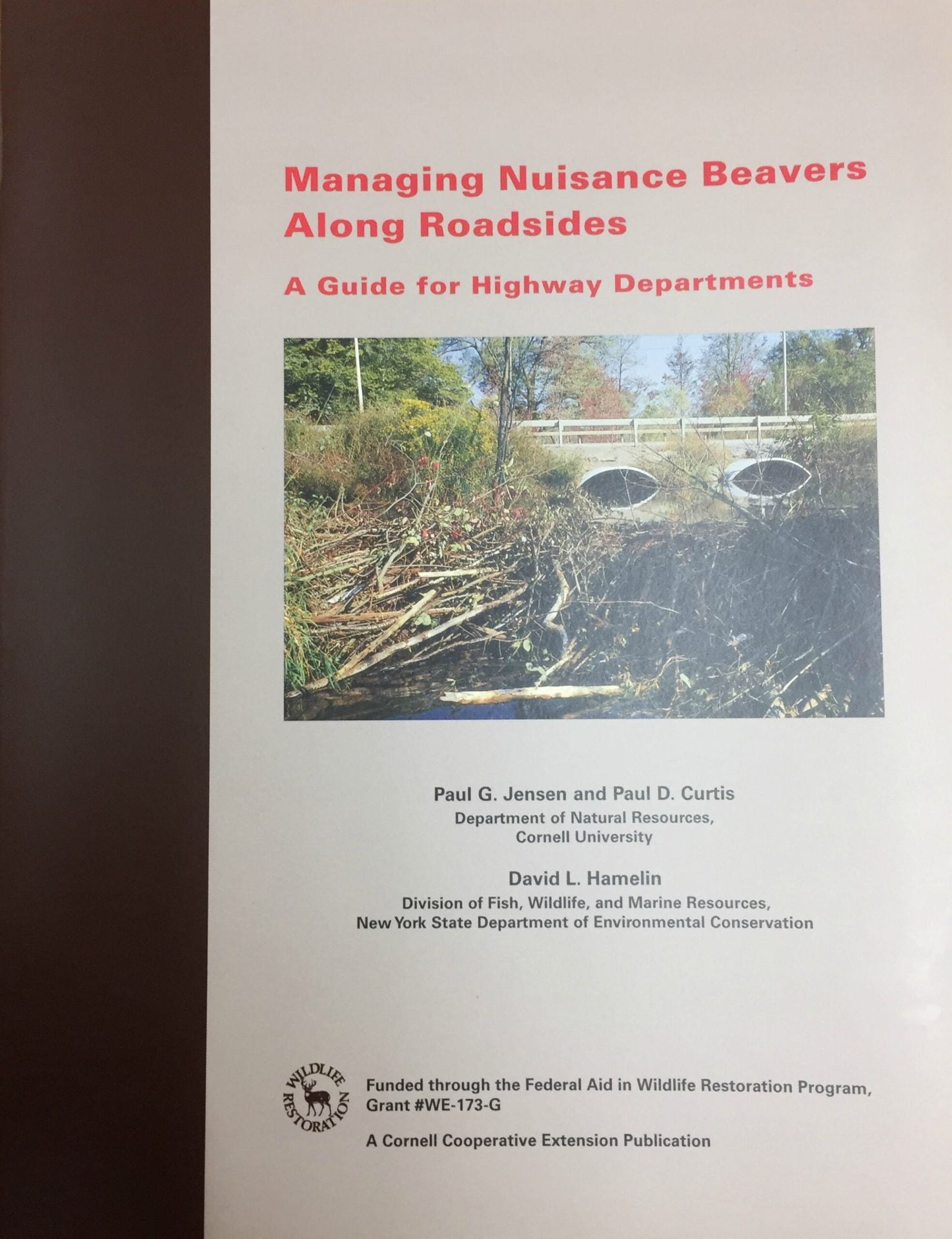 Managing Nuisance Beavers Along Roadside: A Guide for Highway Departments cover