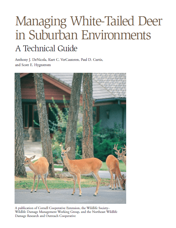 Managing White-Tailed Deer in Suburban Environments cover