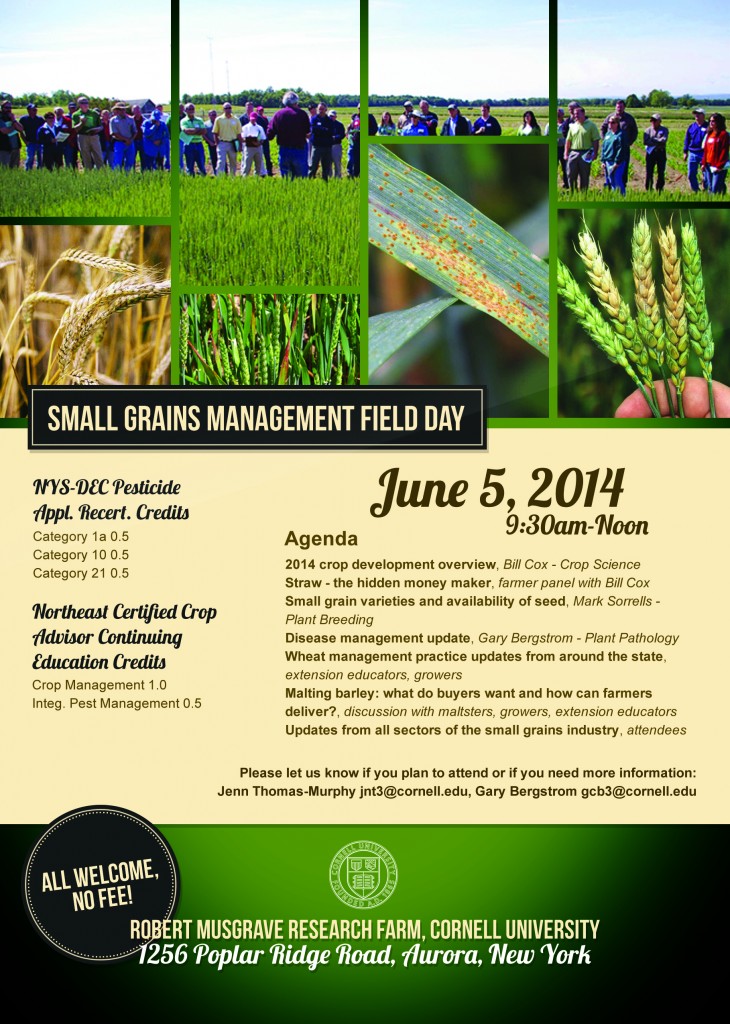 2014 Small Grains Management Field Day