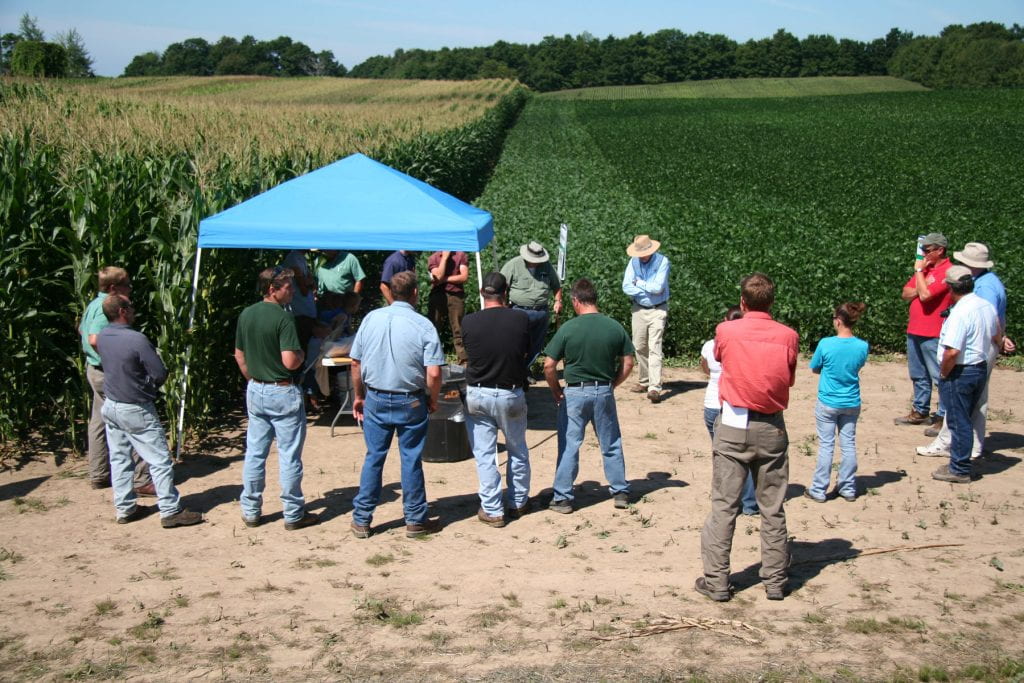  Growers hear from Cornell faculty and Extension educators at this NNY corn and soybean field day in Henderson, N.Y.