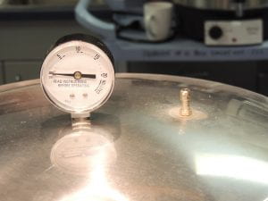Pressure canner gauge