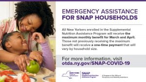 Emergency SNAP benefit information