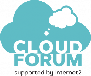 The Higher Education Cloud Forum, supported by Internet2