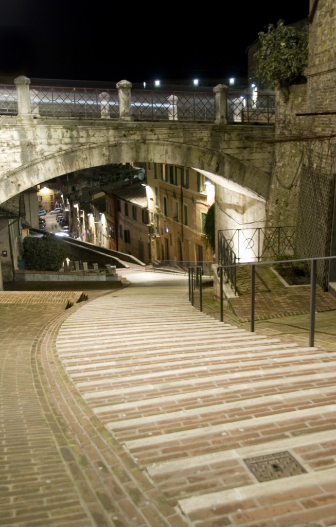 Perugia at night