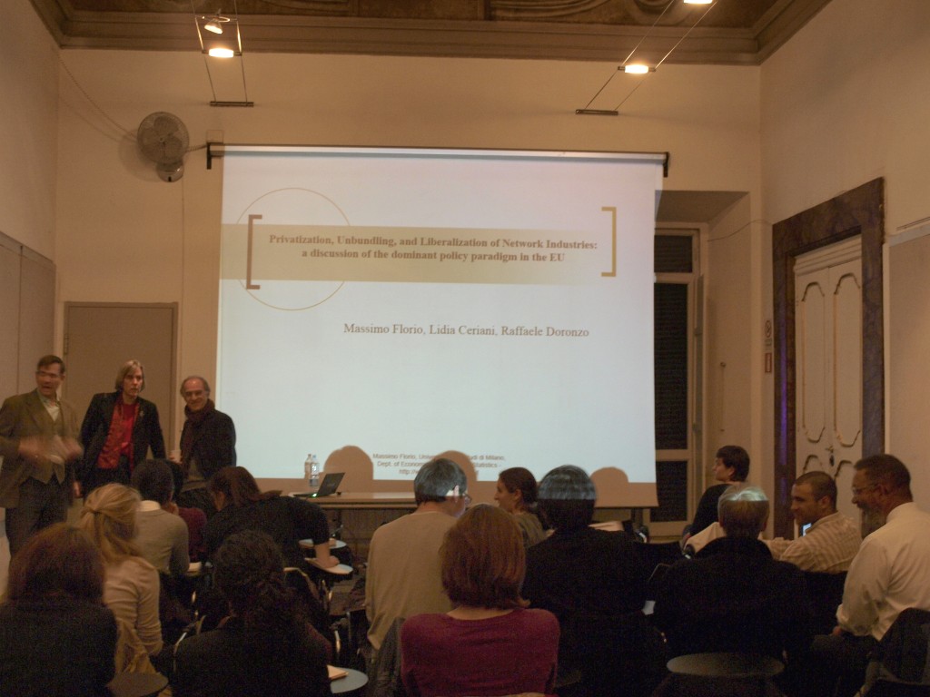 Massimo Florio Lecture - Main