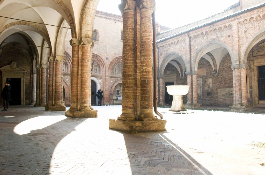 A courtyard of Santo Stefano