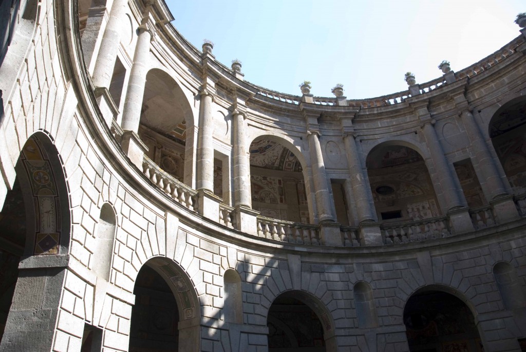 Interior courtyard of the Caprarola Palace