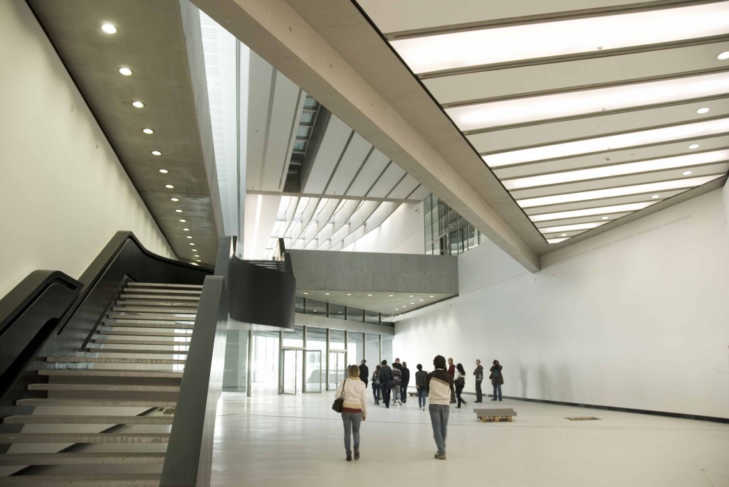 One of the interior spaces of MAXXI