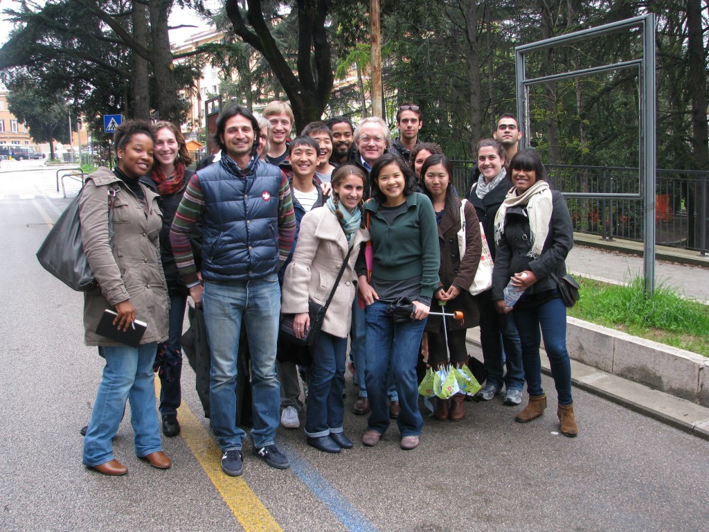 The Group in L'Aquila