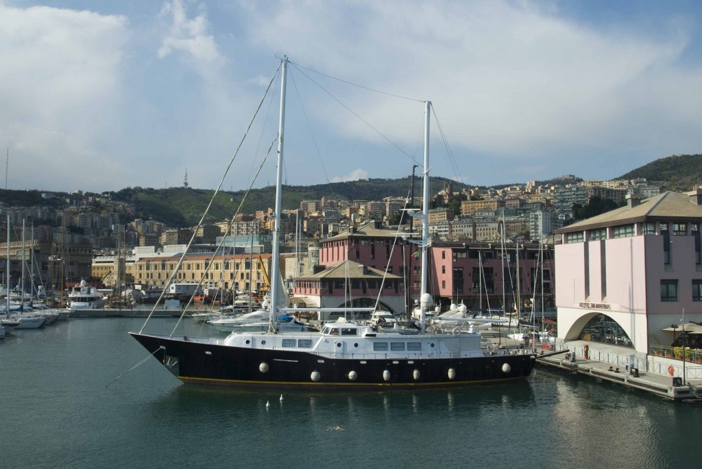 On the port of Genova