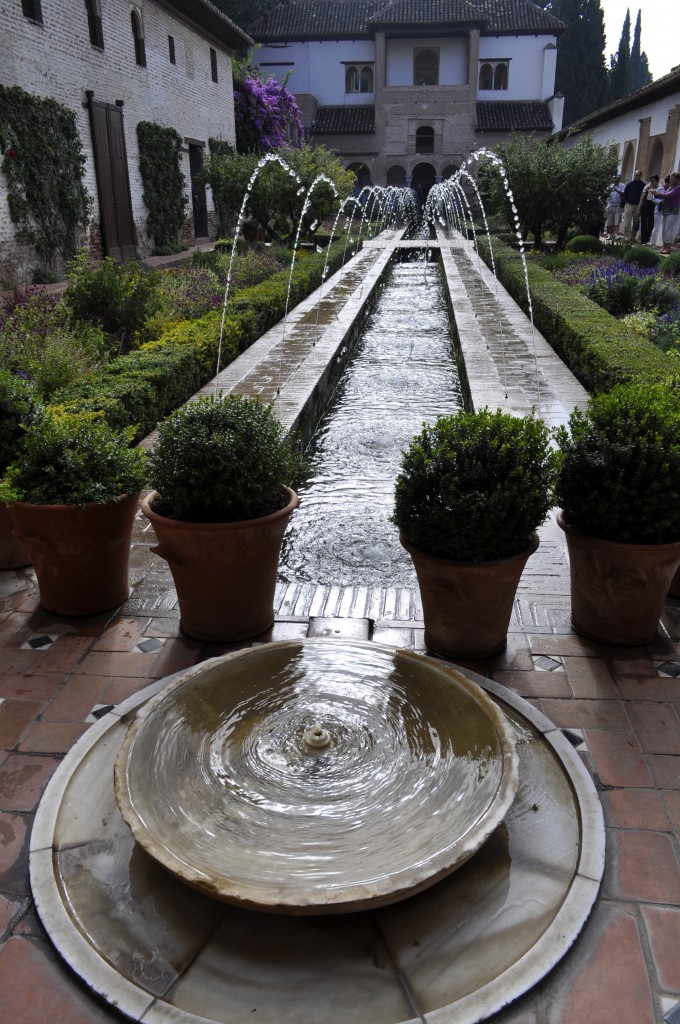 Fountains in Palacio di Generalife