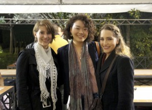 Three participants of the show: Christina Chaplin. Sunny Kim, and Nellie Prestine-Lowery 