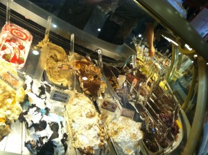 This gelato shop, Della Palma, has 150 flavors! Enough to last me a semester. It's located just past the Pantheon. 