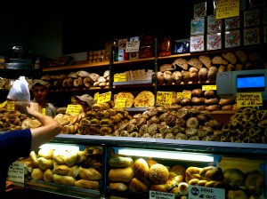 The bread and pastry section in Antico Forno Roscioli. Right next to the pizza :)