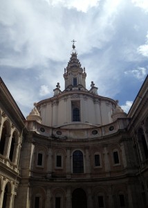 Sant'Ivo, a famous church we studied in the Renaissance and Baroque Architecture History course. 