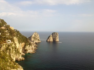 A Spring Break view of Capri in Southern Italy. 