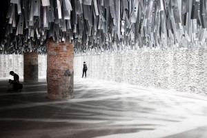 Curator's piece at La Biennale di Venezia. Photo by Jeannette Pang