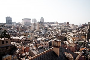 Genoa from above. Photo by Jeannette Pang