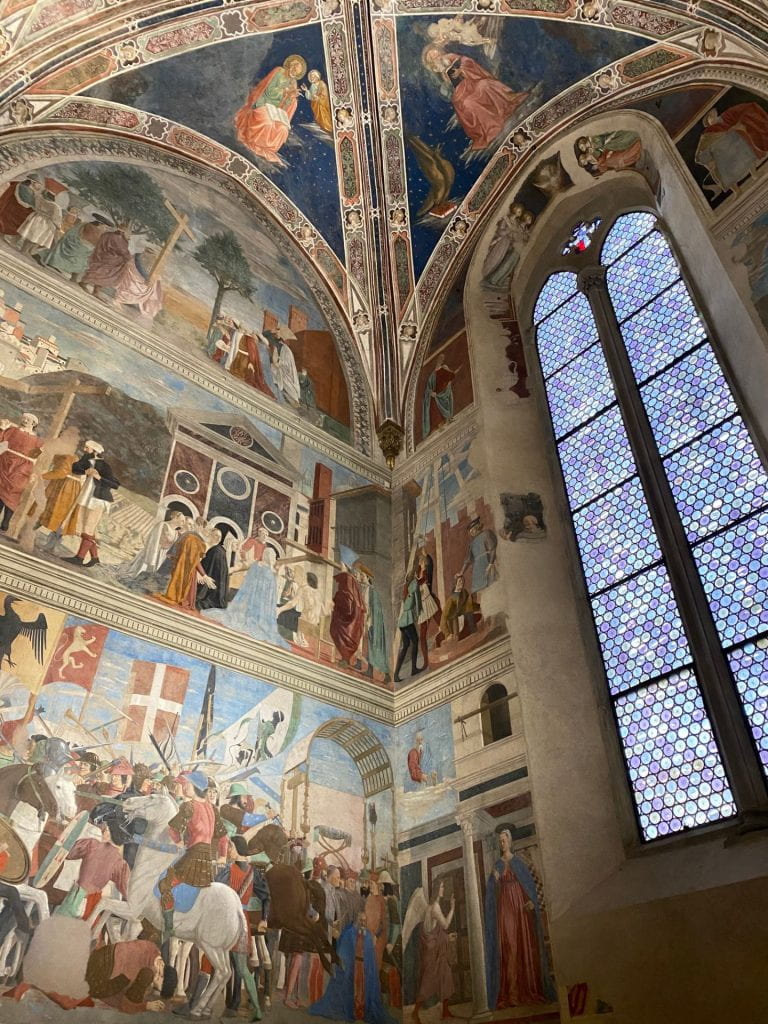 Piero della Francesca's famous Fresco Cycle