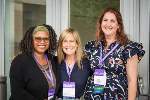 left to right: Dr. Lila Miller, Dr. Leslie Appel and Dr. Stephanie Janeczko