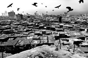 Gorcha & Panditya Bastis in South Calcutta. Home to over 150,000 people and a small-scale recycling industry, these slums will be demolished due to redevelopment initiatives. Souvid Datta.