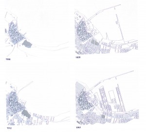 Development of Casablanca's port over time (Cohen and Eleb 125)