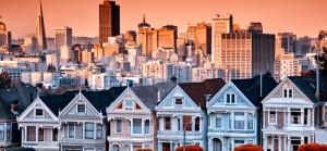 San Francisco residential areas with city skyline in the background. Source: City Climate Leadership Awards.