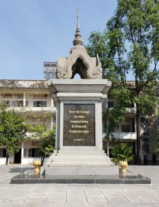 Memorial in Cambodia 