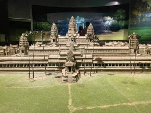 Miniature Angkor Wat model