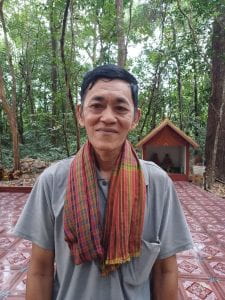 Rith Thira, one of the few people who have seen the original Preah Ang Chek and Preah Ang Chorm.