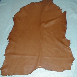 Leather is usually dyed during the tanning process.