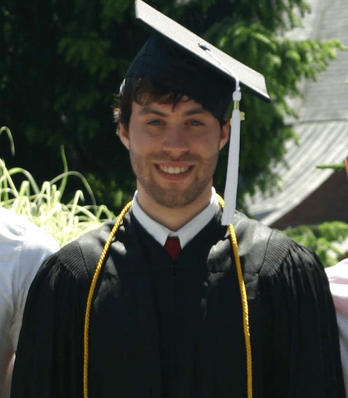 Photo of former undergraduate student researcher Drew Melmed.