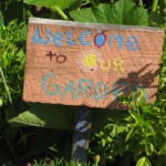 Welcome to Our School Garden image courtesy of T. Farrell