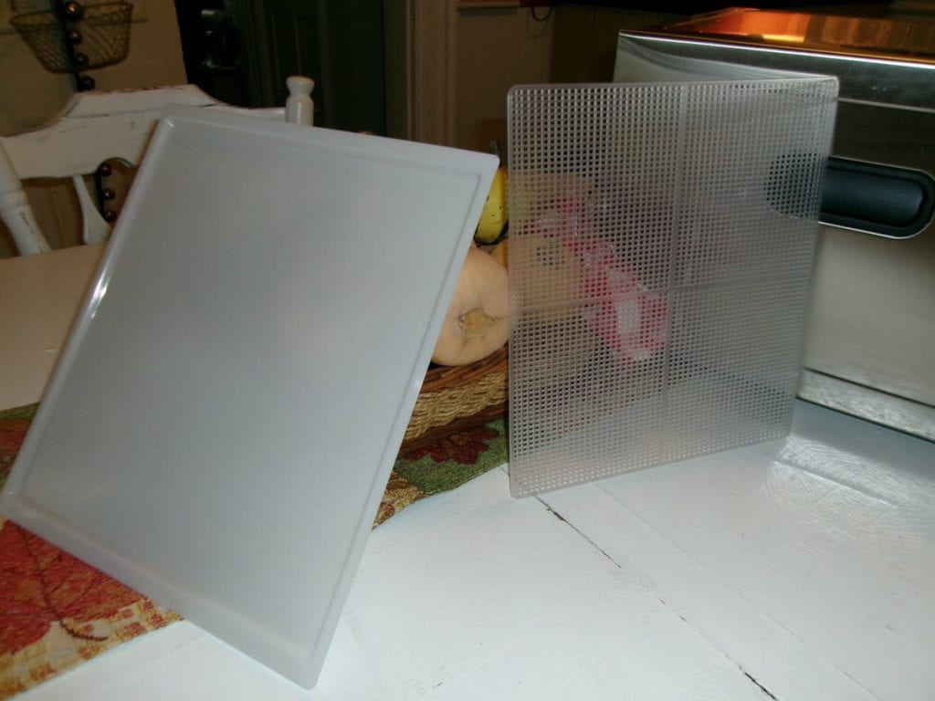 mesh and plastic screen