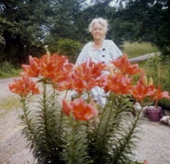 Loni's great-grandmother and her tiger lilies