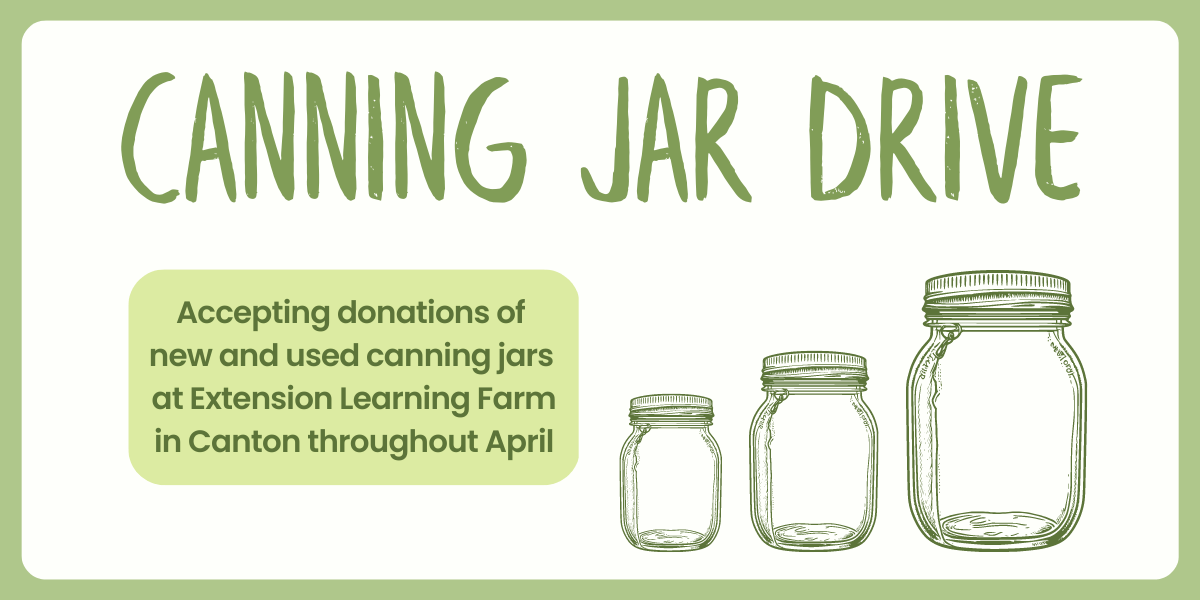 canning jar drive banner