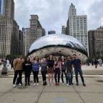 Lab Members in front of Chicago Bean