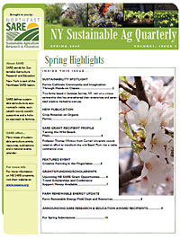 NY Sustainable Ag Quarterly