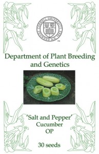 Seed sales benefit Synapsis, the Dept. of Plant Breeding and Genetics grad student organization.