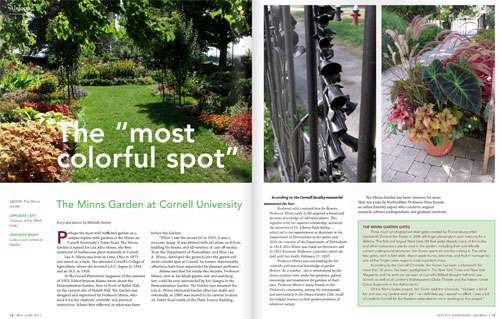 Minns Garden featured in Upstate Gardeners' Journa