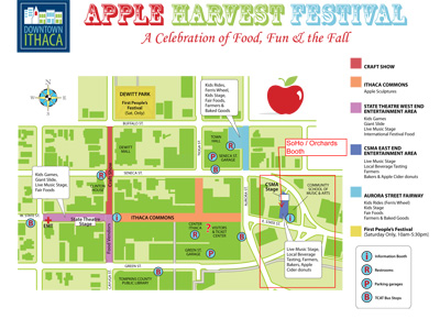 apple festival map